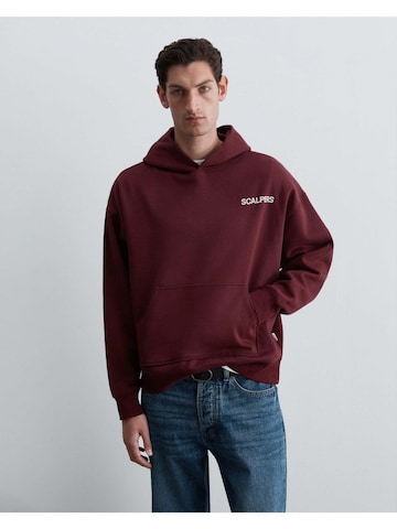 Scalpers Sweatshirt ' ' i rød: forside