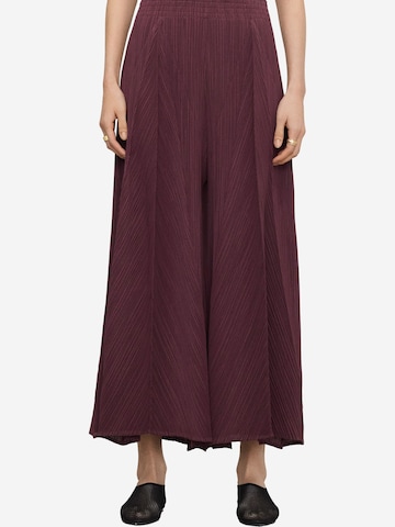 Adolfo Dominguez - Pierna ancha Pantalón en lila: frente