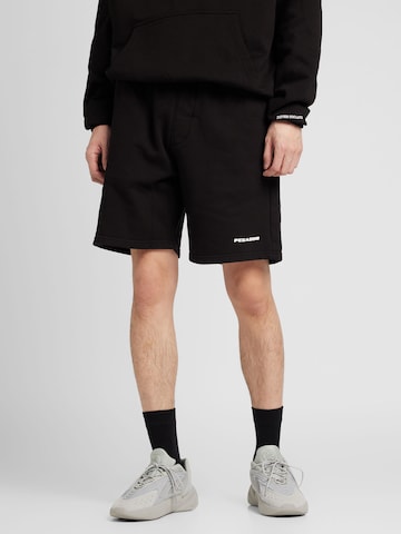 Pegador Loosefit Shorts in Schwarz: predná strana