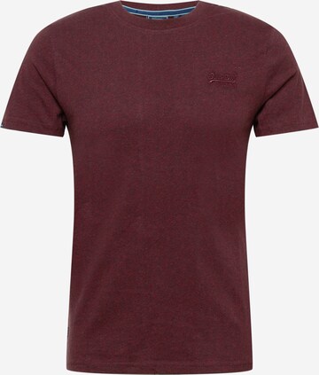 Superdry T-Shirt in Rot: predná strana