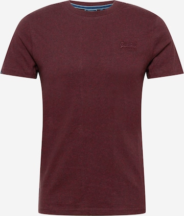 Superdry T-Shirt in Rot: predná strana