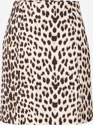 Fustă 'Vira' de la OH APRIL pe bej: față