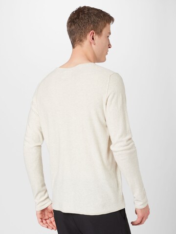 CAMP DAVID Pullover in Beige