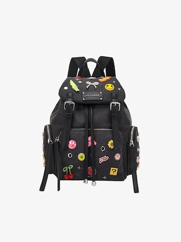 Sac à dos La Carrie en noir : devant
