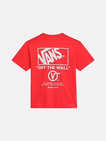 VANS Shirt 'VANS STACKED HI SS TEE T-SHIRT' in Rood