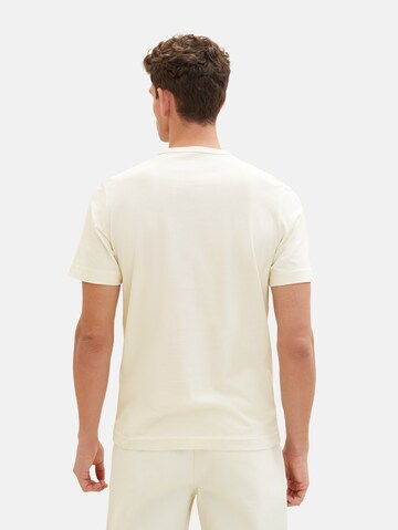 TOM TAILOR T-Shirt in Beige