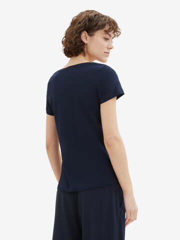 TOM TAILOR T-Shirt in Blau