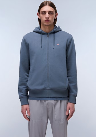 NAPAPIJRI Sweatjacke in Blau: Vorderseite