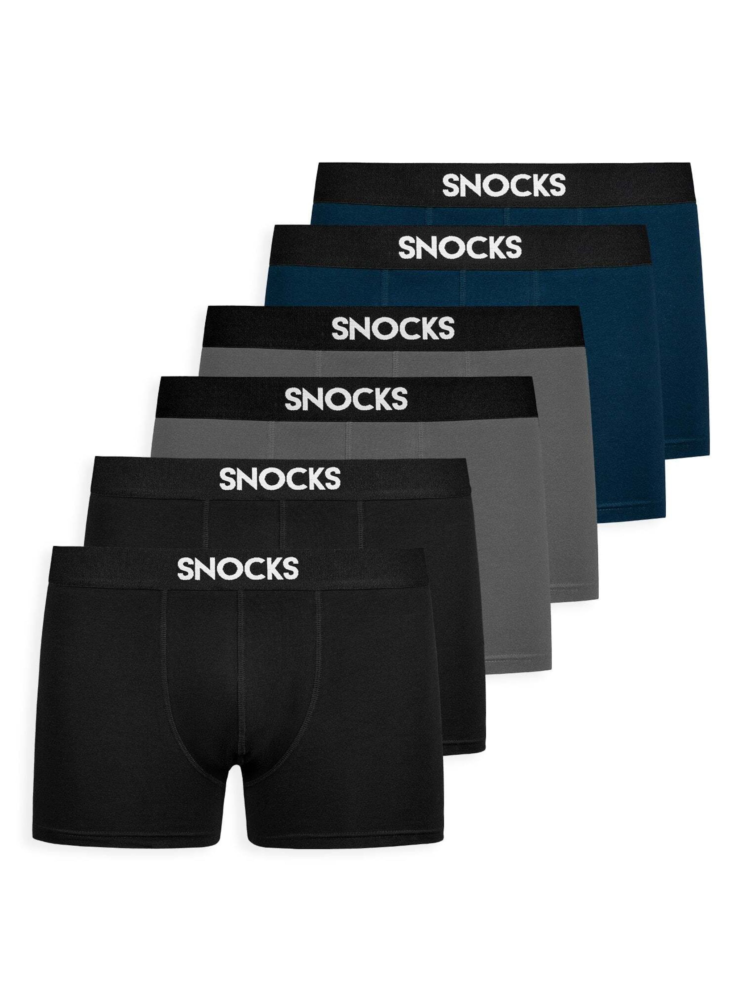 SNOCKS Boxershorts in Blau: Vorderseite