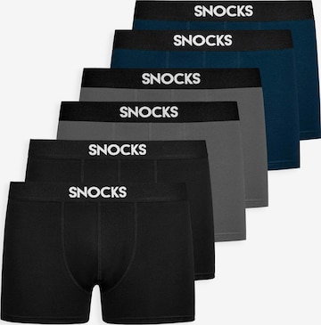 SNOCKS Boxer shorts in Blue: front