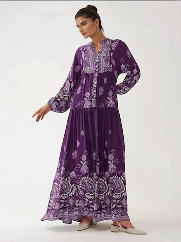 Hiccup Dress in Purple: front