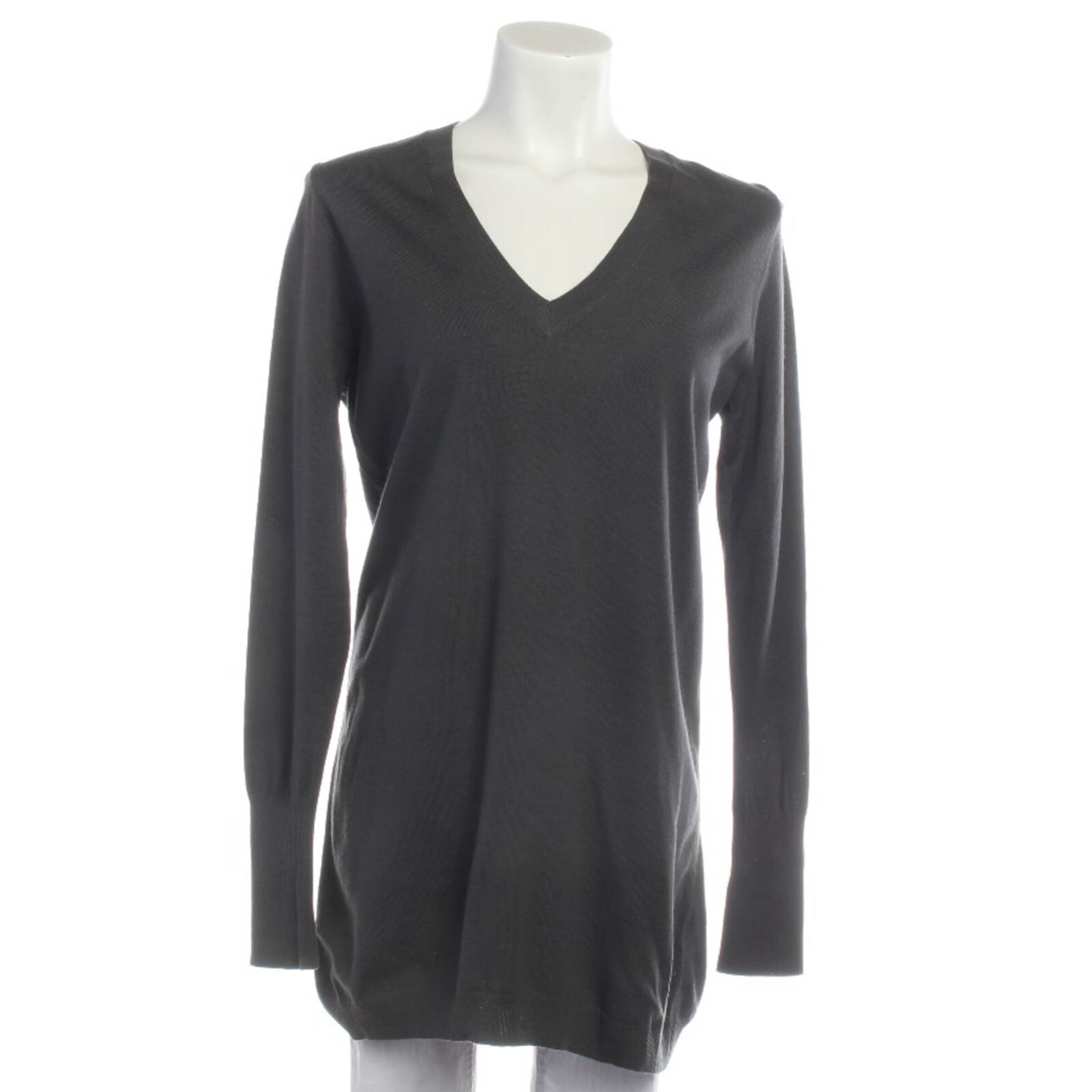 Bruno Manetti Pullover / Strickjacke L in Grau: Vorderseite