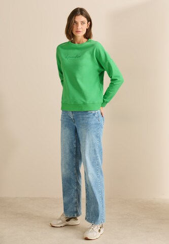CECIL Sweatshirt in Grün
