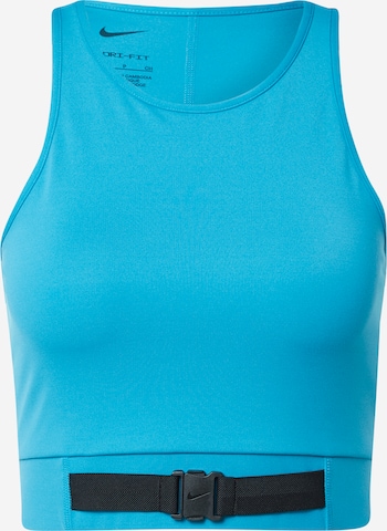 mėlyna NIKE Sportiniai marškinėliai be rankovių: priekis