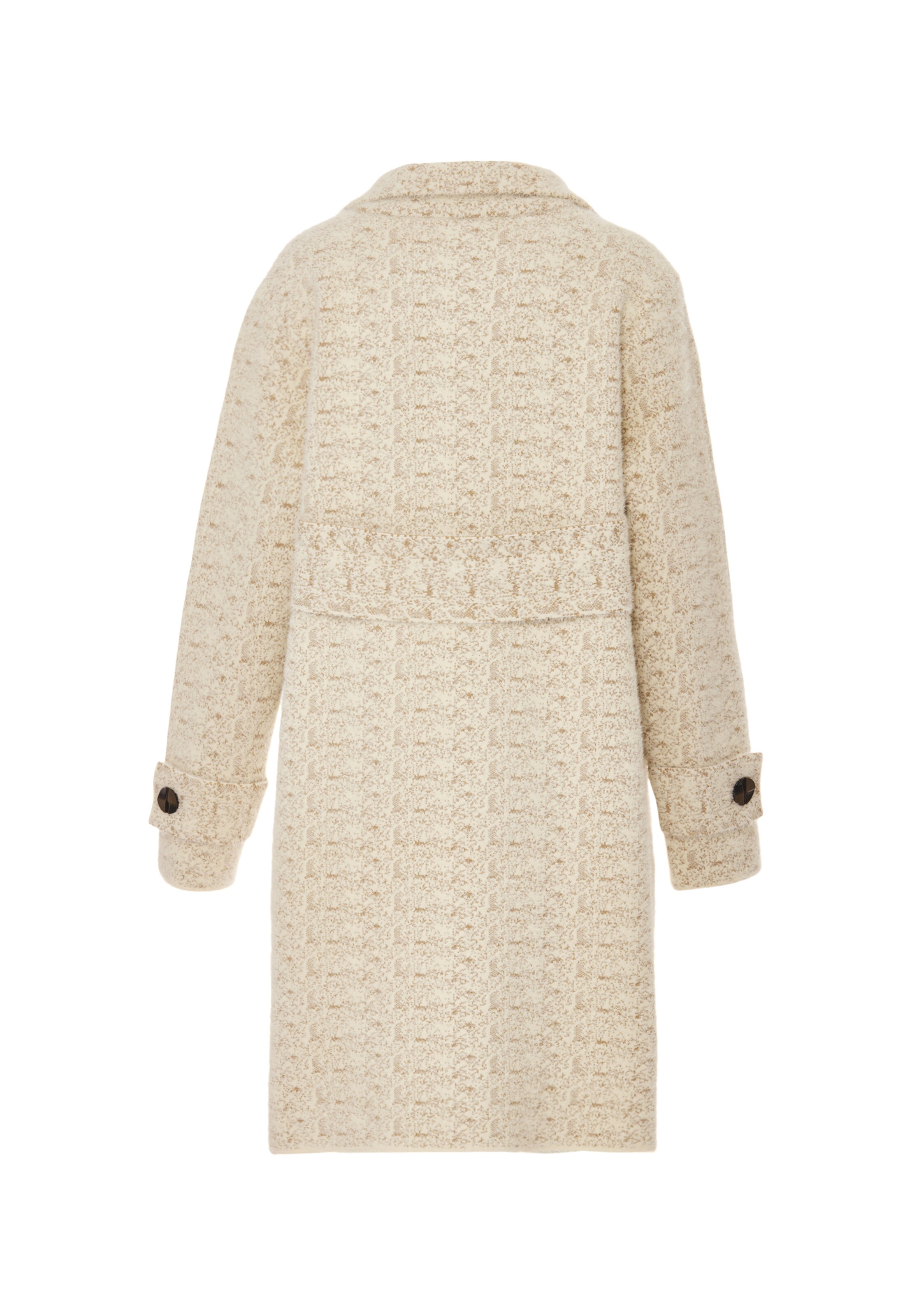 YASANNA - Sobretudo de malha em bege