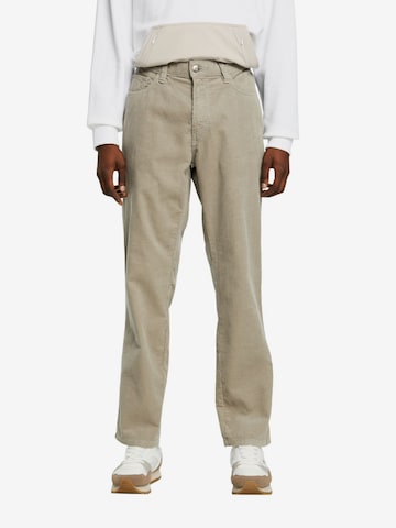 ESPRIT Regular Broek in Beige: voorkant