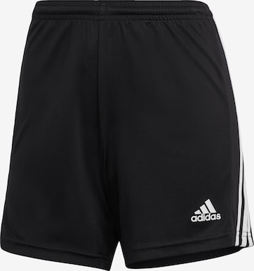 ADIDAS SPORTSWEAR - Regular Calças de desporto 'Squadra 21' em preto: frente