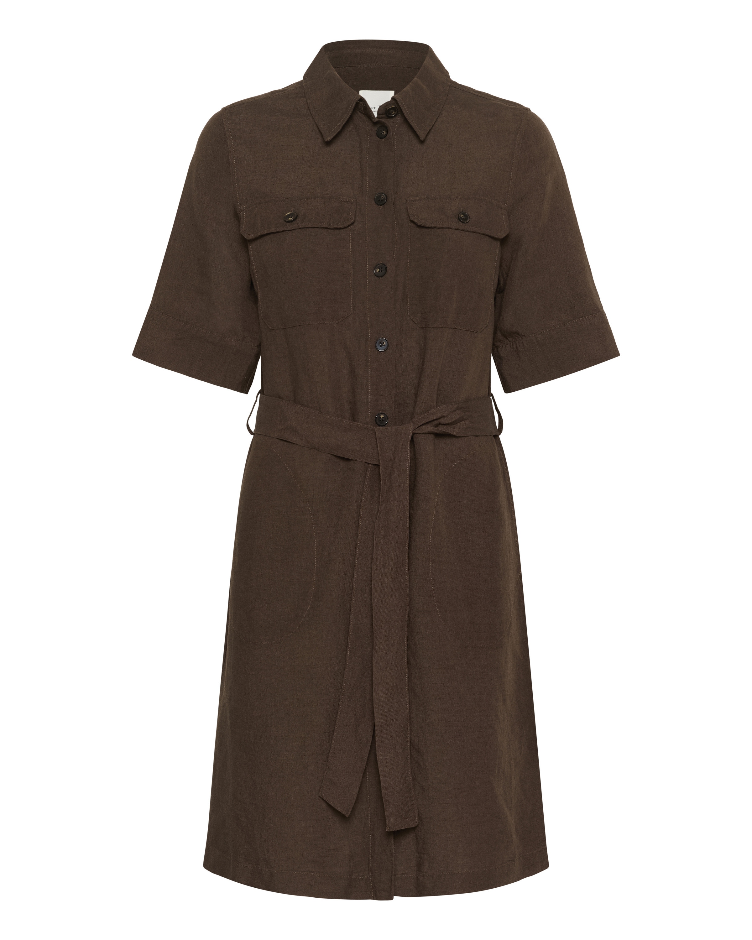 Part Two Blousejurk 'Raili' in Bruin: voorkant