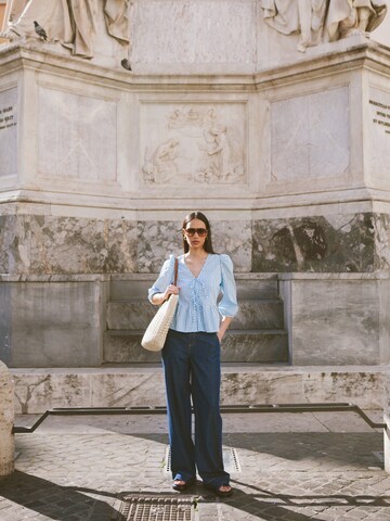 BIG STAR Wide Leg Jeans 'Julii' in Blau