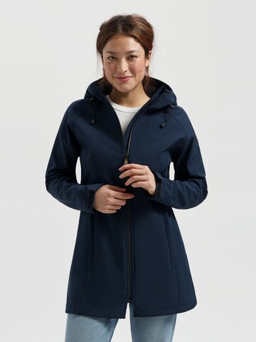 Travelin Between-Season Jacket 'Tuula' in Blue