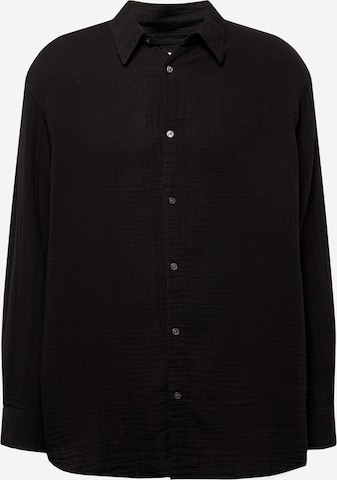 WEEKDAY Классический крой Рубашка в Черный: спереди