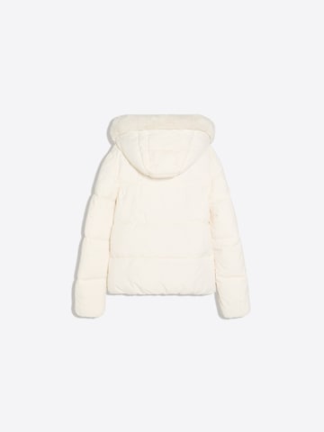 Bershka Zimná bunda - Béžová