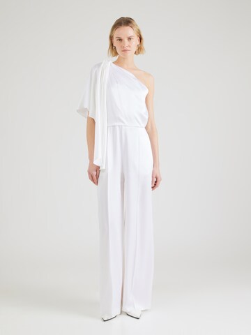 BOSS Jumpsuit 'Deiana' in Wit: voorkant