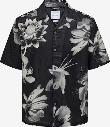 Chemise 'ONSRocket' Only & Sons en noir : devant