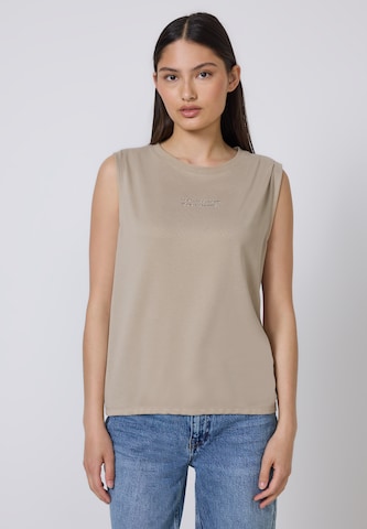 Street One Studio Top in Beige: Vorderseite