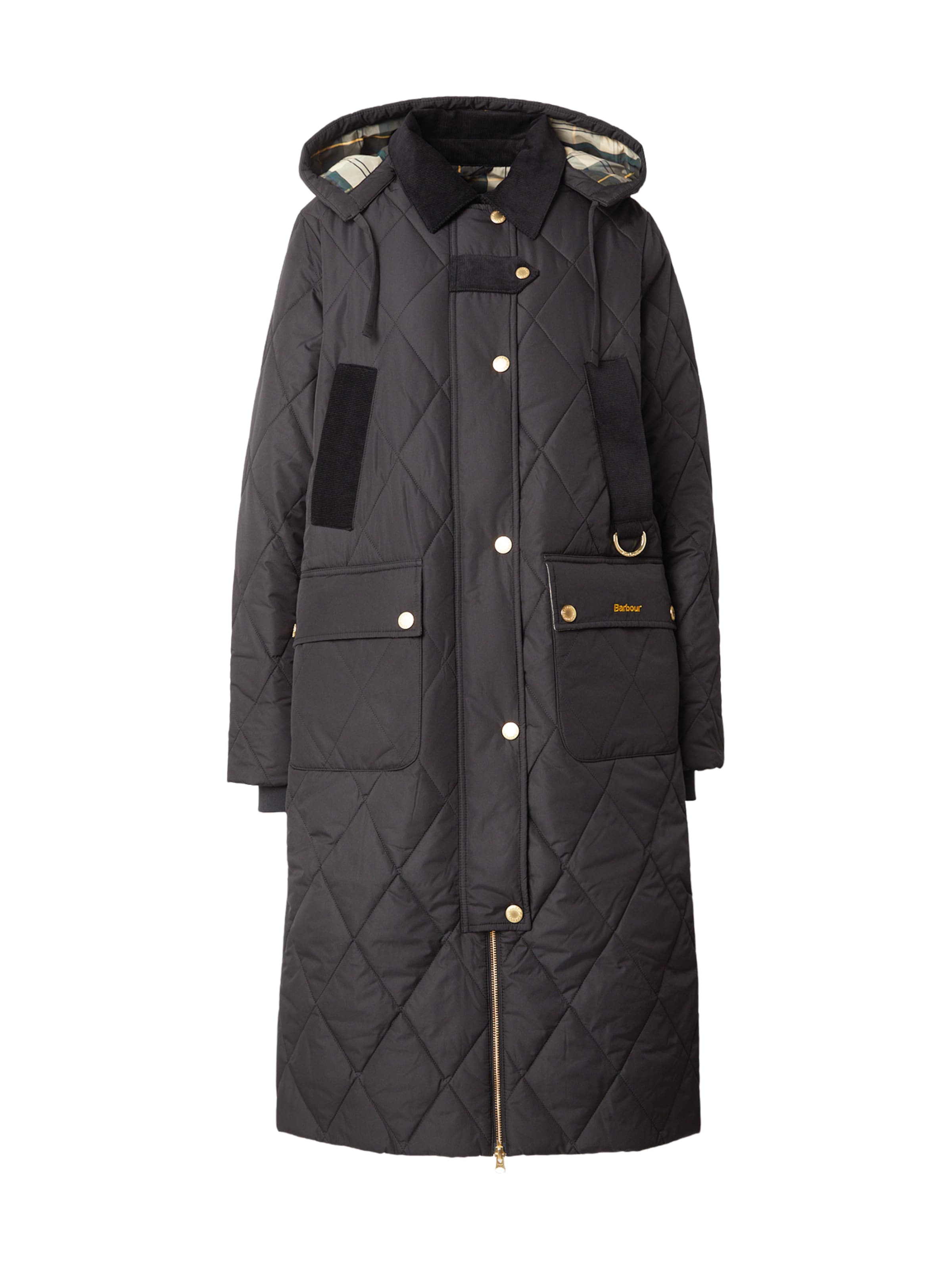 Barbour - Abrigo de entretiempo 'Rudson' en negro: frente