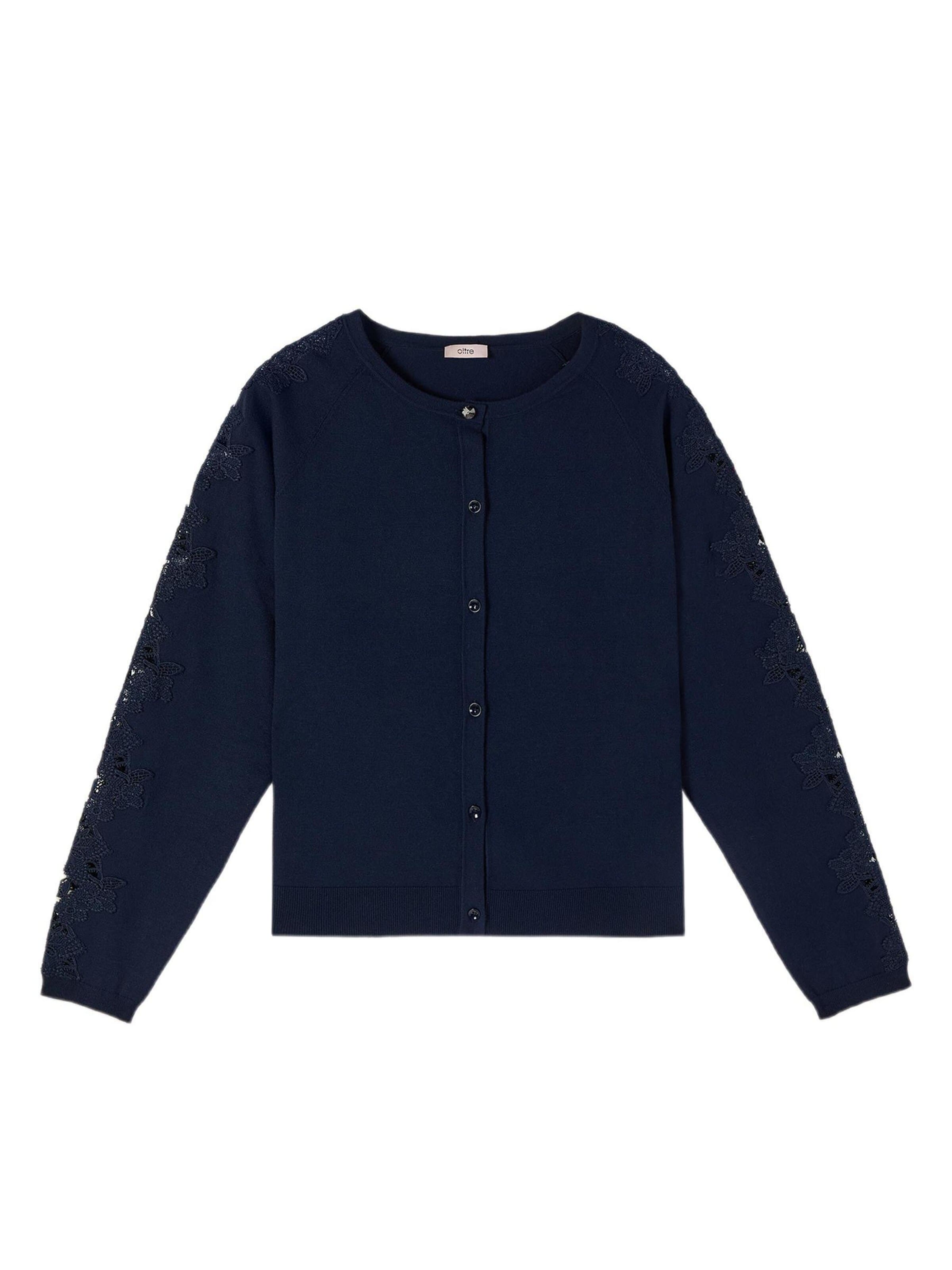 oltre Knit cardigan in Blue: front