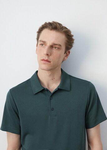 MANGO MAN Poloshirt 'Zanp' in Grün