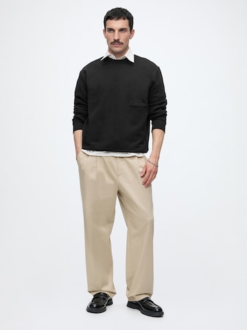 BOSSSweater majica - crna boja