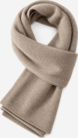 Alster Herz Scarf 'GSTAAD' in Grey: front