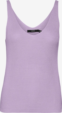 VERO MODA - Top de punto 'New Lex' en lila: frente