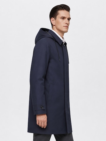 ALLTHEMEN Between-Seasons Coat 'Hülle' in Blue