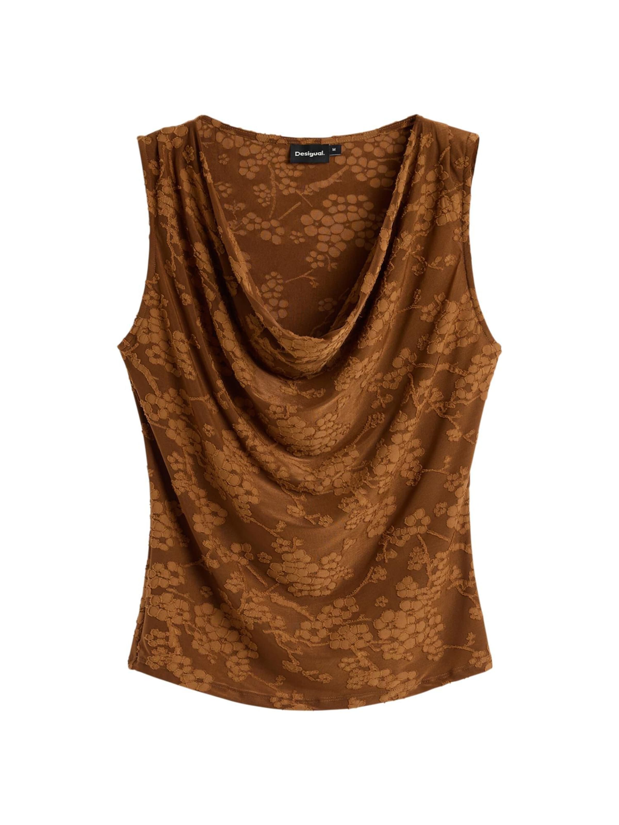 Desigual Póló - barna: elől