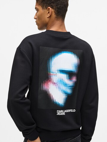 KARL LAGERFELD JEANS Bluzka sportowa 'DIGITIZED KARL' w kolorze czarny