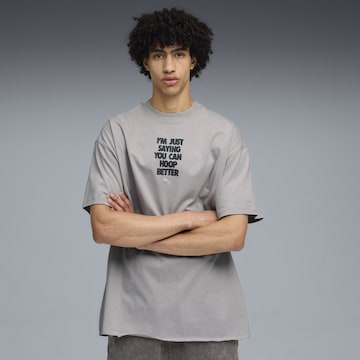 T-Shirt fonctionnel 'Hoopocalypse' PUMA en gris