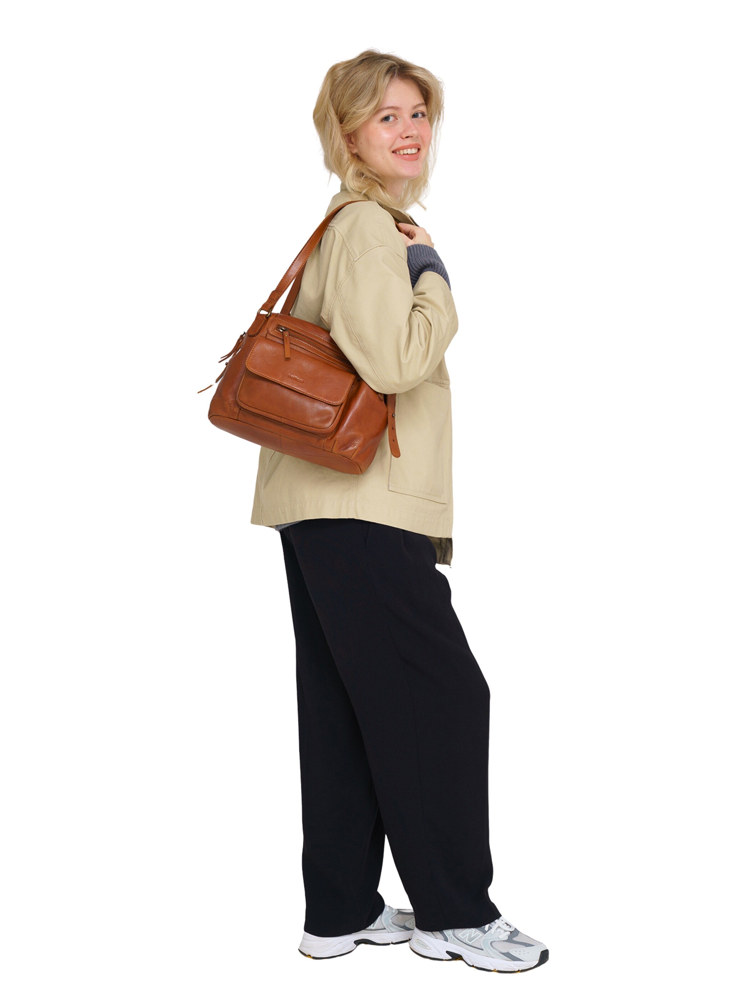 Bellicci Handbag 'Grenelle' in Brown