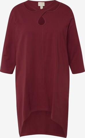 Ulla Popken Shirt (GOTS) in Rot: predná strana