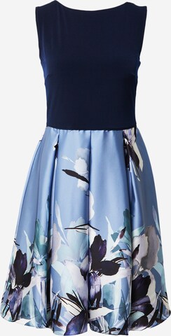 Robe SWING en bleu : devant