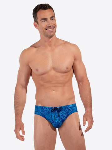 Maillot de bain ' Swim Mini Briefs Panarea ' HOM en bleu : devant