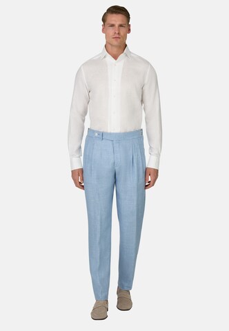 Coupe regular Chemise Boggi Milano en blanc : devant