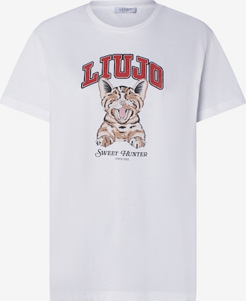T-shirt Liu Jo en blanc : devant