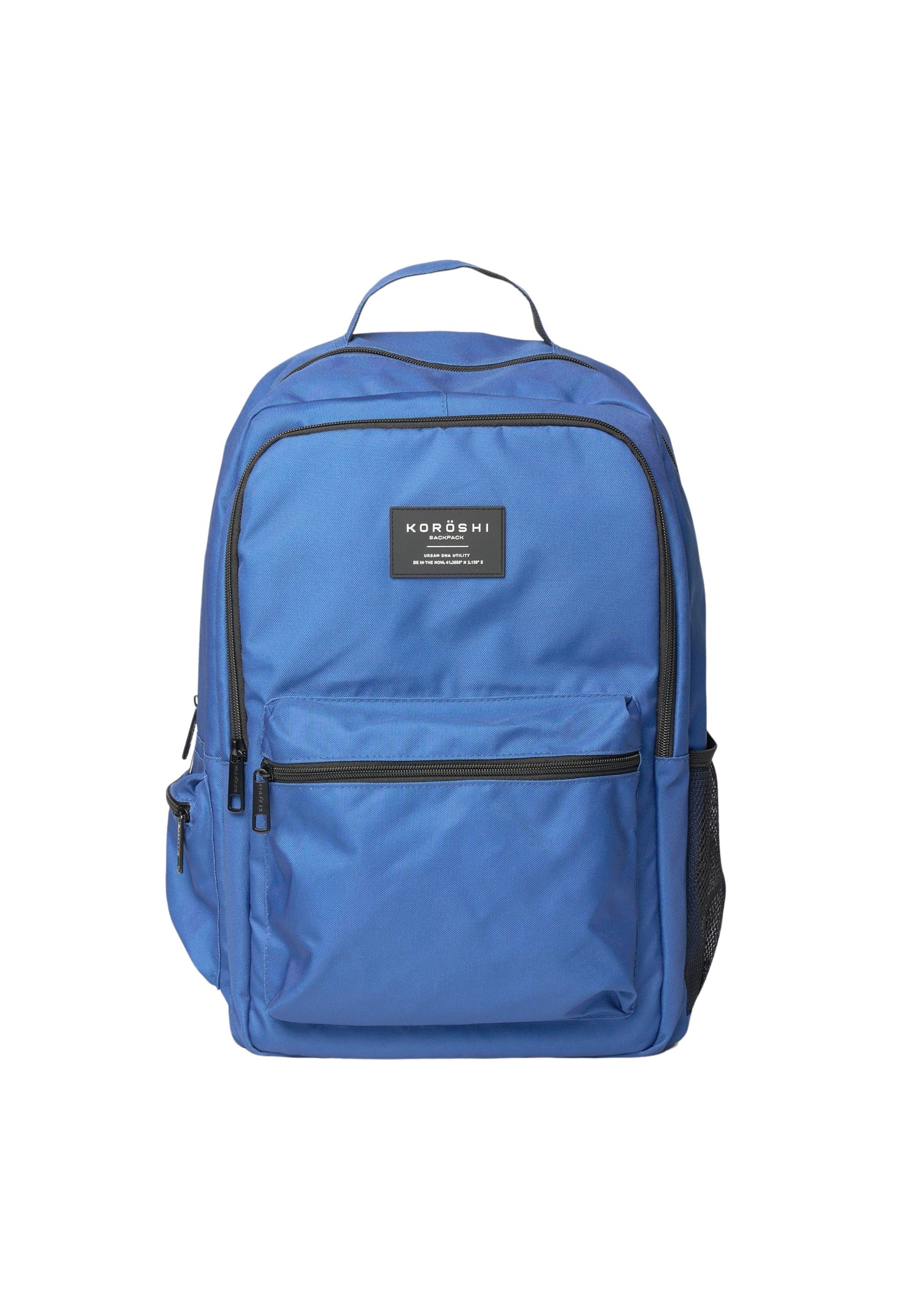 Zaino di KOROSHI in blu: frontale