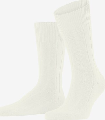 FALKE Socken 'Lhasa Rib' in Weiß: Vorderseite