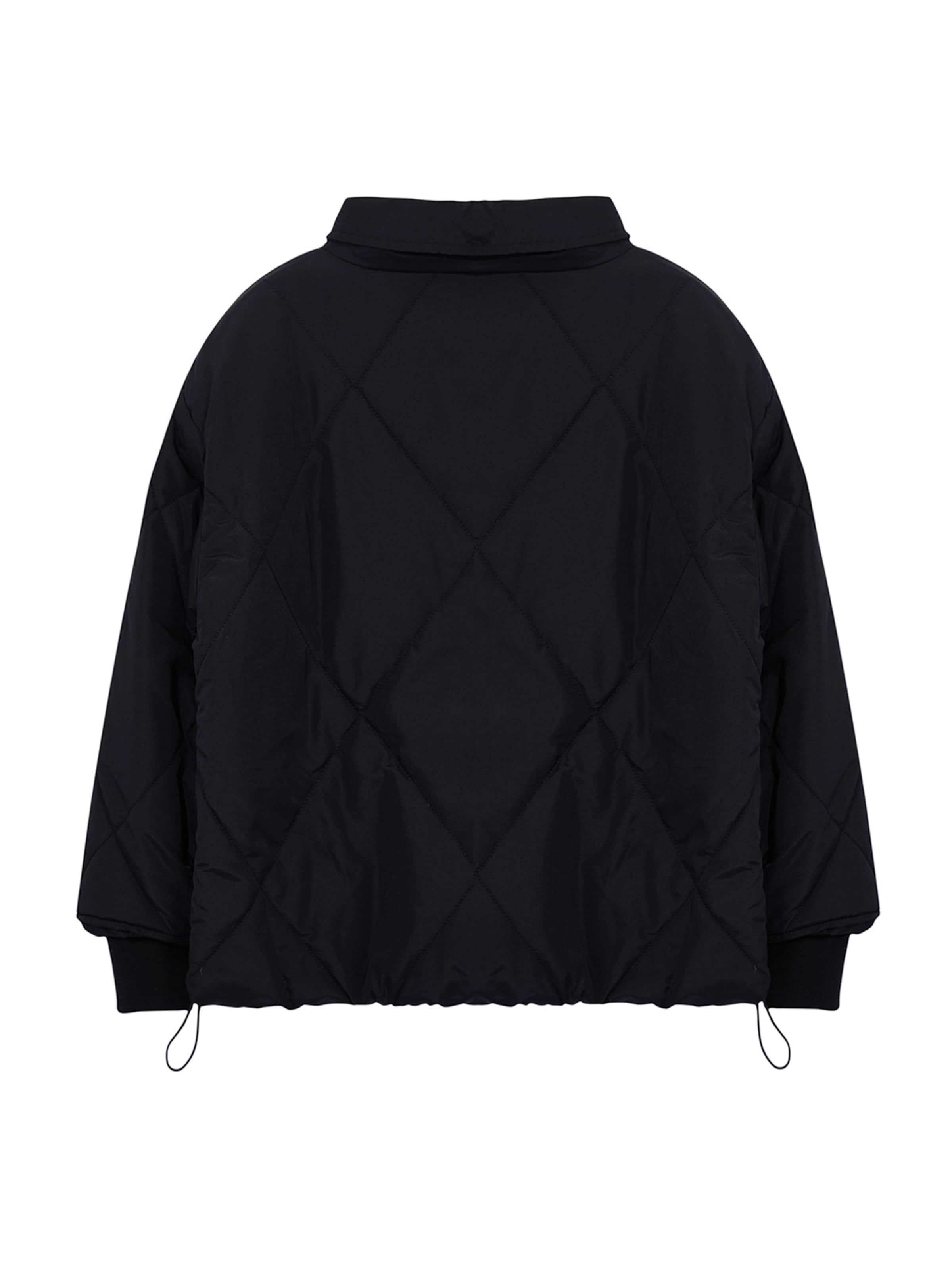 Trendyol Curve Зимно яке в черно