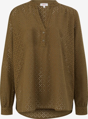 s.Oliver Blouse in Green: front