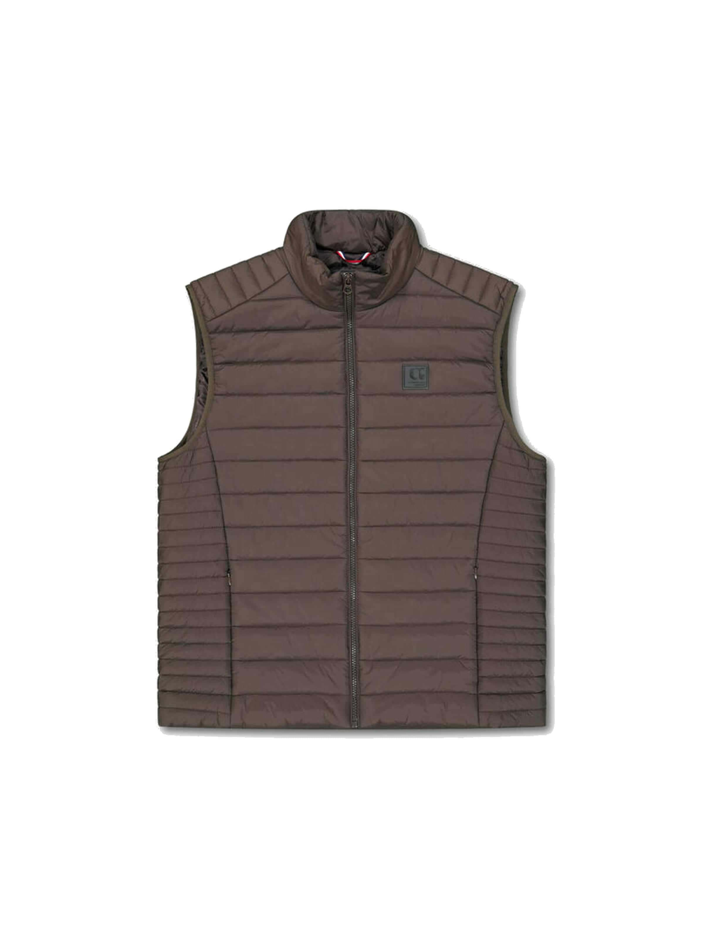 Gilet Le Temps Des Cerises en marron : devant
